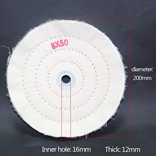ALREMO Huangxing - Roda de polimento de roda de polimento Montada Chave de polimento fino de algodão fino para ferramentas rotativas, diâmetro: 150mm