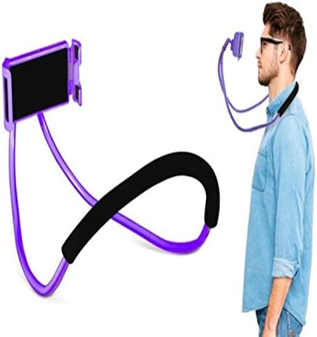 Titular de telefone para celular para desktop de lazer comprimido preguiçoso tipo de pescoço general pendurado suporte suspenso