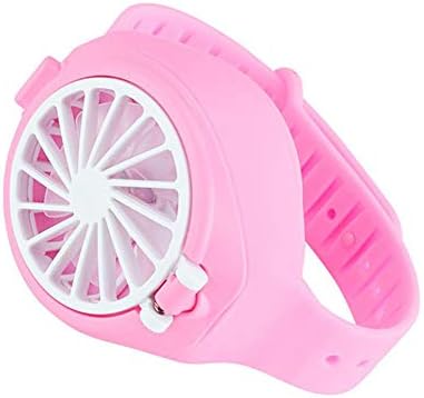 O mais novo relógio de fãs femininos ostentam fãs preguiçosos de verão Lazy Recarregável Inovação USB Wrist Watch Children