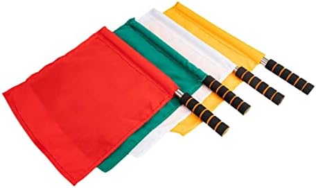 ABAODAM 4PCS Sinalizadores de árbitros de árbitros Sinalizadores de sinalização esportivos Equipamento esportivo Equipamento