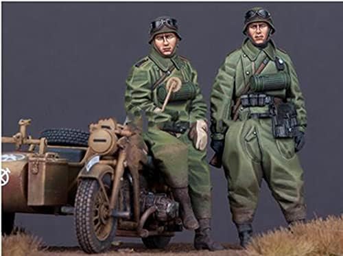 Goodmoel 1/35 Segunda Guerra Mundial Soldado de Cavalaria Soldado Modelo Kit/Kit Miniature inundado e sem pintura/YH-3038
