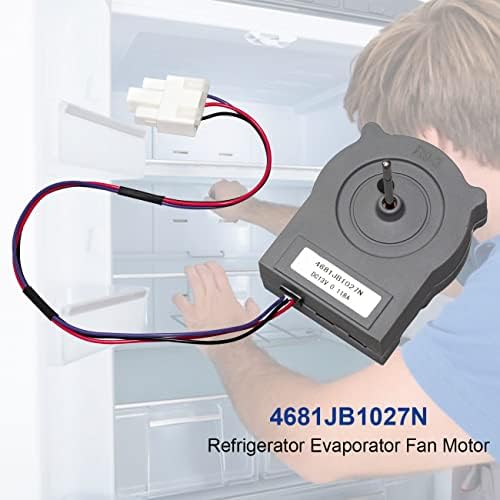 4681JB1027N SM1027N Substituição do motor do ventilador evaporador do refrigerador para LG Electronics Kenmore - substitui 4681JK1004A 1579962, 4681JK1004A, 3523326
