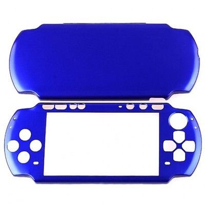Casa de capa de alumínio azul para a Sony PSP 3000 PSP3000 Brand New