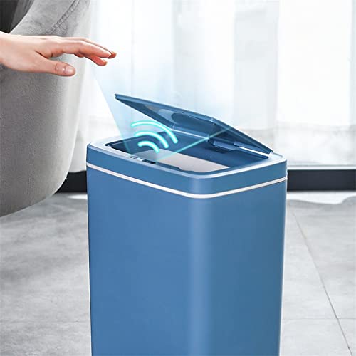 N/A Automatic Sensor Induction Lixo lata de latas em casa Banheiro de cozinha Tipo elétrico Touch Lixo Bin Bucketbin Bucket (Cor: Black-Jojo's Bizarre Adventure1, Tamanho: Como a imagem sh
