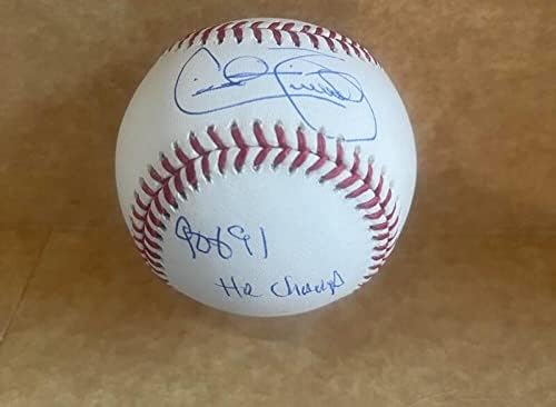 Cecil Fielder 90 91 HR Campeão assinado Auto M.L. Baseball BAS Authenticed