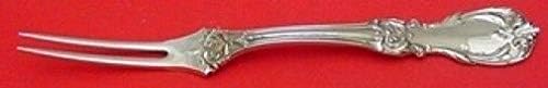 Borgonha de Reed & Barton Sterling Silver Spinach Fork Custom Made 7 1/4