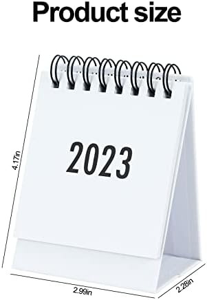 Calendários Multibey Mini Desk 2022 2023 ANO ANO DE AÇO DIÁRIO DIÁRIO DIÁRIO PLANEIRO DE NECESSÃO DE RESPENHO DE CALENDAR