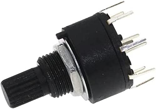 Codificador de interruptor Zaahh 10pcs rs16 plástico de 16 mm de faixa rotativa interruptor 2 pólo 3 4 posição 1