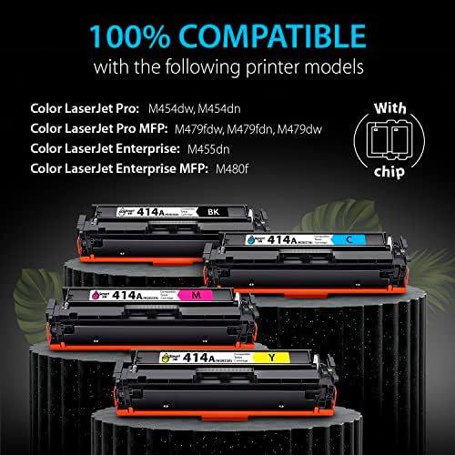 Smart Ink Compatível com Toner Substituição do cartucho para HP 414A 414 A com chip embutido para usar com laserjet pro mfp