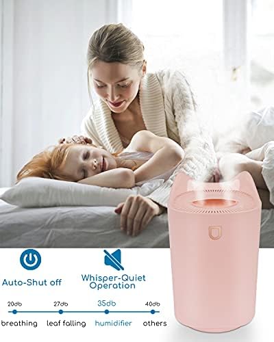 Umidificador grande capacidade 3l AROMA DUPLO BICK SILENT SILENT colorida LED Night Light umidificador para o quarto de casa Quarto de bebê 3 modos de spray