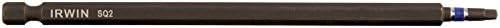 Irwin Tools 1837483 Impact Performance Series Square Recess Power Bit 2, 6