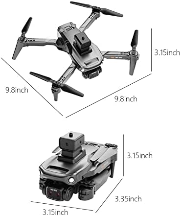 Zottel dobrável FPV Drone com câmeras 4 HD com baterias modulares para voo longo, onda automática, adequada para adultos iniciantes