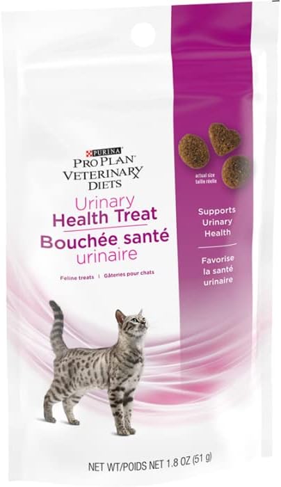 Dietas veterinárias Purina Pro Plan Treates de gatos urinários, 1,8 oz., Caso de 10, 10 x 1,8 oz