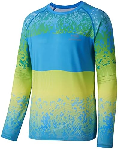 Bassdash Men's UPF 50+ camisa de pesca camuflagem rápida seca de manga comprida camisetas de caminhada de caiaque