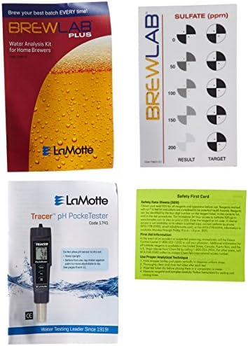 Lamotte - Kit de teste de água Brewlab Plus com medidor de pH