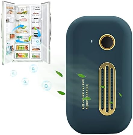 Mini desodorizador de geladeira USB - Desodorizador de ozônio de geladeira recarregável portátil, odor reutilizável eliminador para geladeira/carro/armário, mais eficaz que as bolsas de bicarbonato/carvão
