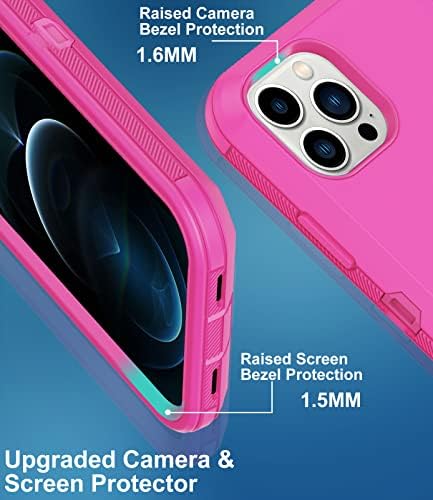 Aimoll-88 para o caso do iPhone 12 Pro Max, com protetor de tela incorporado Protetor de queda pesada Proteção de queda, corporação integrada à prova de pó à prova de choque de choques capa de proteção de proteção para Apple iPhone 12 Pro Max