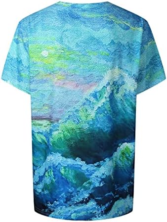 Badhub Men Tie-Dye Style T-shirts Hipster Hip Hop 3D Gráfico de manga longa Tops casuais camisetas gráficas coloridas Pullover