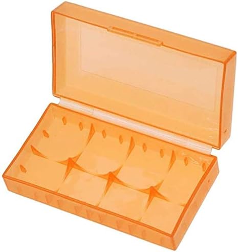Zym119 18650 CR123A 16340 Caixa de bateria Caixa de armazenamento de caixa de armazenamento Azul opcional/roxo/branco/verde/amarelo/laranja