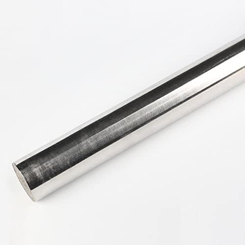 304 haste redonda sólida de aço inoxidável-20 ~ 26mm/0,8 ~ 1 polegada diâmetro, 500 mm/20in Comprimento-304 Aço inoxidável de uso geral para DIY