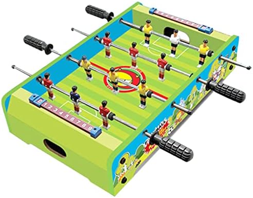 Fifor Kids Mini Soccer de futebol de mesa, jogo de pebolim interno, com 2 bolas, placar eletrônico de LED, desenvolver pensamento