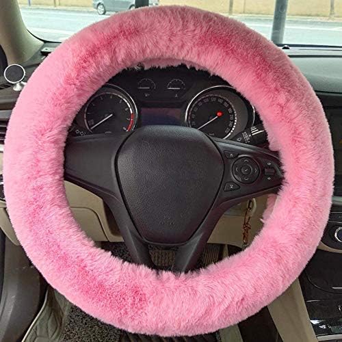 Steve Yiwu Chave de direção fofo para mulheres/meninas/senhoras Capa de volante difusa Capa de inverno Faux Wool Pluxh