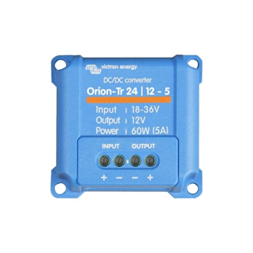 Victron Energy Orion-TR IP43 24/12-Volt 5 amp 60 watts DC/DC Converter, não isolado