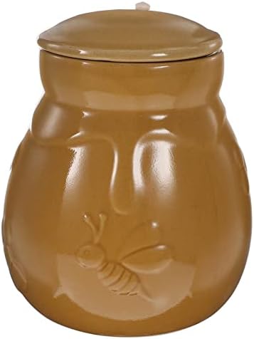 Hemoton Honey Jar Picles Recipiente Tradicional Porcelana Mel Multigrain Jar de Armazenamento