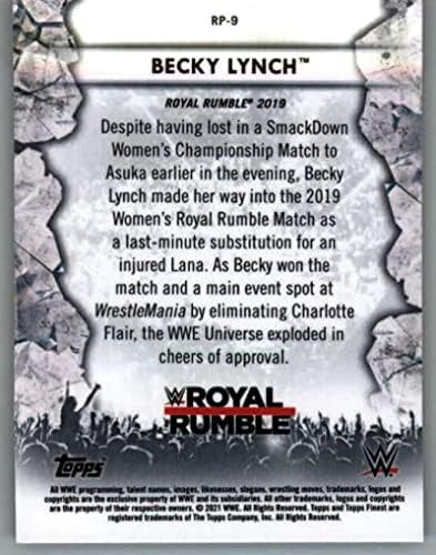 2021 TOPPS FIGO WWE Rumble Pops RP-9 Becky Lynch Wrestling Trading Card