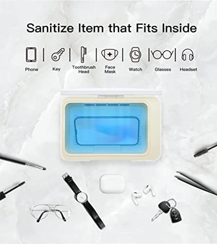 Taxa de matança de caixa de desinfetante leve da UV até 99,99% do carregador de limpador portátil portátil MOSALOGIC para iPhone Samsung smartphone