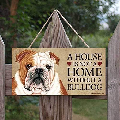 Phoenixb2c cão sinais de casa personalizados, cães de madeira pendurada sinal de penduramento personalizado, cão