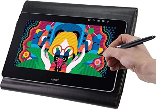 Broonel Leather Graphics Tablet Folio Case - Compatível com Wacom Intuos Pro M Graphics Tablet