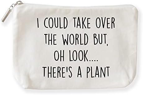 Idéias engraçadas de presentes de amantes de plantas, bolsa de maquiagem de amantes de plantas, oh, olhe, há uma bolsa