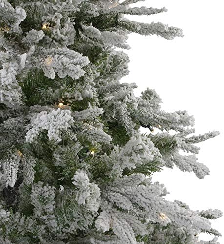 6,5 'pré -iluminado Winfield Fir Artificial Christmas Tree - Luzes LED brancas quentes