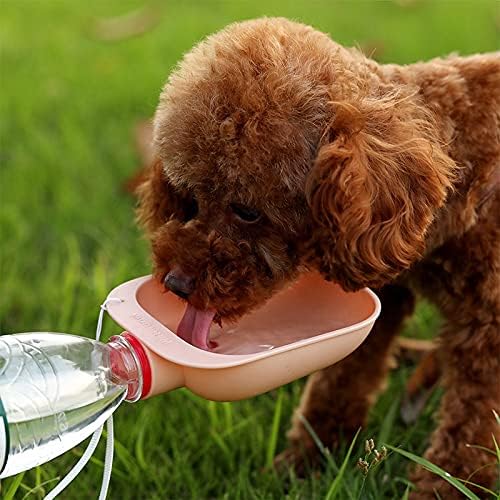Tigela de água de cachorro tigela de água para passeios longos, viagens, camping e dispensador de caminhada tigela de água para cães e gatos animais de estimação portátil e à prova de vazamentos.