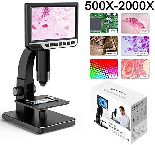 Microscópio digital de LIMI-ZEN 500X-2000X 12MP com tela de 7 para células biológicas industriais