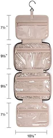 BBSJ Bag de maquiagem resistente à água Organizador de viagens para acessórios Saco de armazenamento de lavagem)
