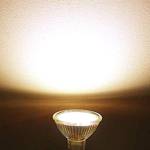 Lâmpadas de halogênio edearkar lâmpadas de halogênio de 8 pacote mr16 12 volts 10watt halogen lâmpadas para luz paisagística,