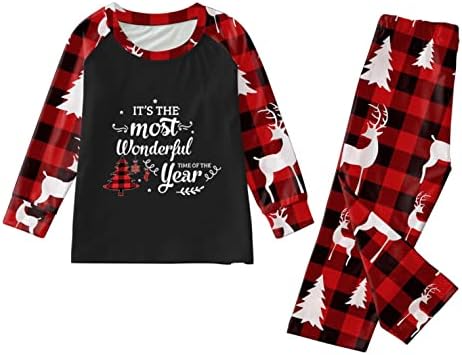 Feliz Natal, sua família imunda de pijamas de família de animais que combinam pijamas da família PJAs de Natal com camiseta de natalblack
