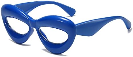 Óculos de luz azul de gato - óculos de jogo de computador de lips de gates de grandes dimensões de grandes dimensões