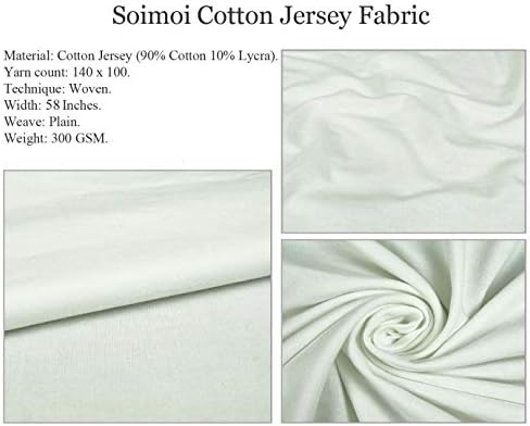 Estrela de tecido de jersey de algodão Soimoi