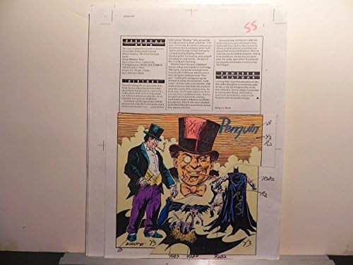 Detective Comics Personagem Descrição/Dados Pessoais Assinados Vintage Penguin
