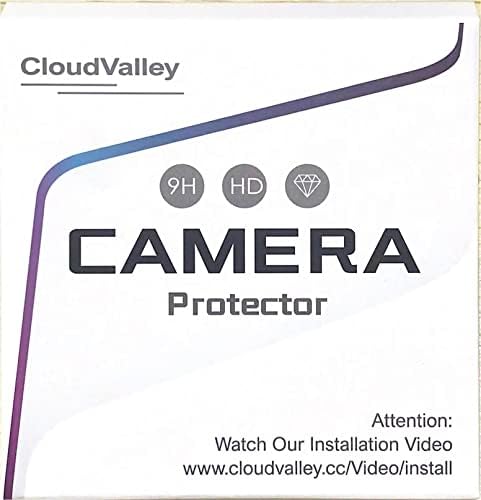 Lente da câmera CloudValley Protetor para iPhone 13 Pro - iPhone 13 Pro Max, 9H Filme de vidro temperado, lente de liga de alumínio Tampa protetora, Bling Graphit