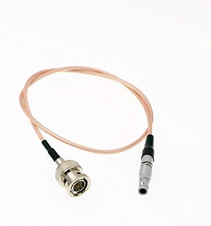 UoneCn Timecode Audio Cable 4 pinos masculino nor1438 para plugue BNC para Scarlet Red Epic