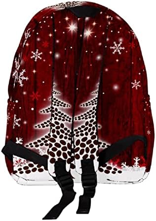 Mochila de viagem VBFOFBV para mulheres, caminhada de mochila ao ar livre esportes mochila casual Daypack, Christmas Tree Snowflake