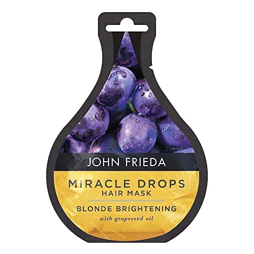 John Frieda Miracle gotes Máscara de cabelo loiro iluminando cabelos loiros, 25 ml