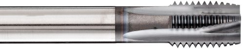 Union Butterfield Applix 1673AP HSS de alto desempenho Tipes de múltiplas aplicação em espiral, ticn revestido, redondo com extremidade quadrada, extremidade única, plugue, tamanho de 24 mm, pitch de 3,00 m