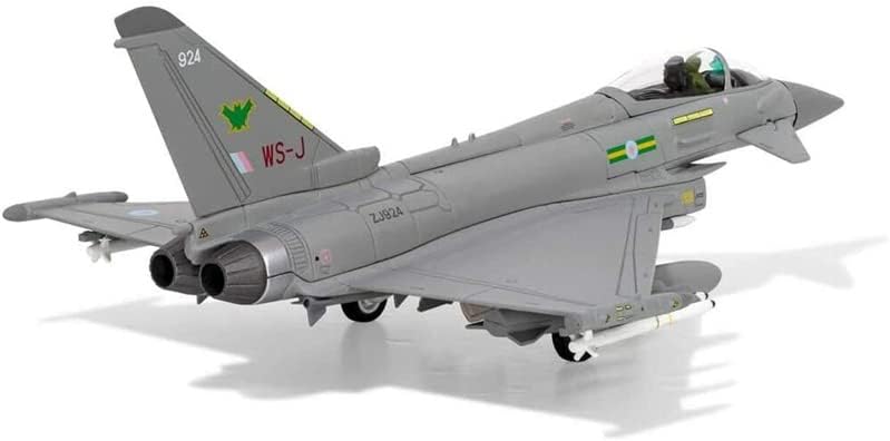 Corgi Eurofighter Typhoon FGR.MK 4 AF No.ix SQN, ZJ924, RAF Lossiemouth, Escócia, maio de 2019 Edição limitada 1/72 Aeronave Diecast Modelo pré-construído