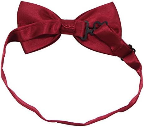 Jaifei Suspenders & Bowtie Set- Elastic Men's Elastic X Band Suspenders + Bowtie para Casamento, Eventos Formais