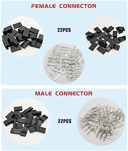 44 Define kits de servo conectores kits servo plug plug masculino/fêmea Connector Crimp Cable Kit Compatível JST Syp Futaba Para